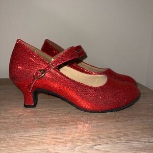 Ruby Red Slipper Heels